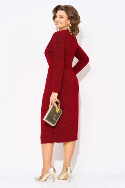 Платье Liliana 1497 красный - фото 4