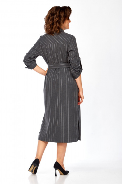 Платье Rishelie 1005 серый - фото 7