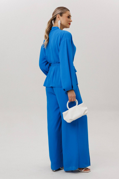 Блуза, брюки Anastasia м-1063.1 васильковый - фото 6