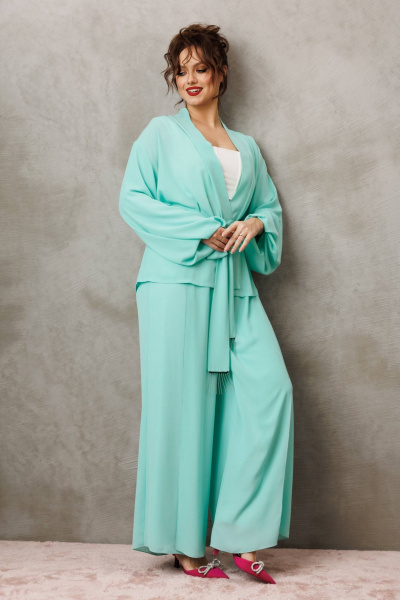 Блуза, брюки Anastasia м-1063.1 мята - фото 5