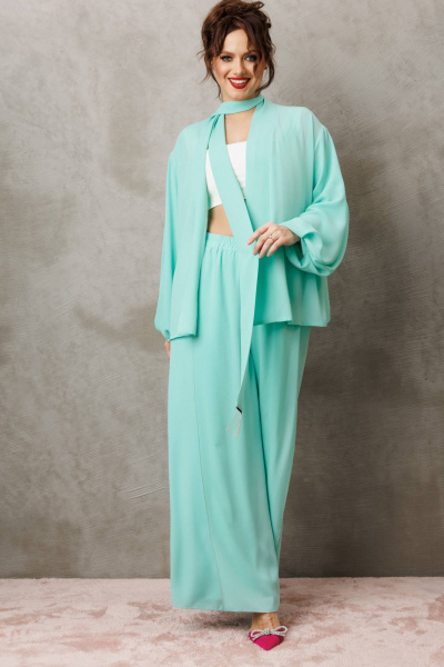 Блуза, брюки Anastasia м-1063.1 мята - фото 3