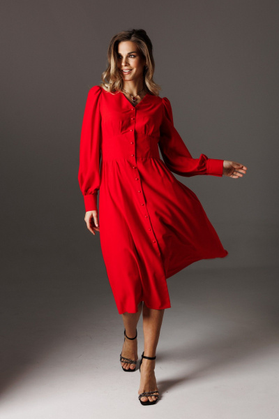 Платье Ларс Стиль 1193 красный - фото 6