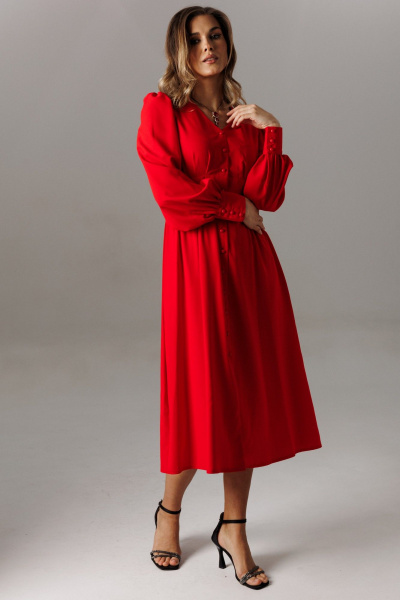 Платье Ларс Стиль 1193 красный - фото 2
