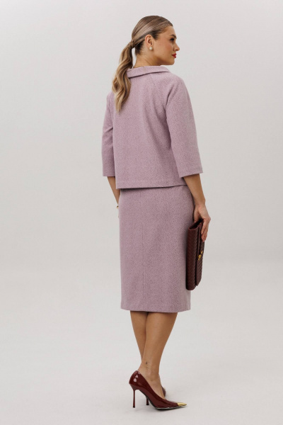 Блуза, юбка Anastasia м-1163 лаванда - фото 7