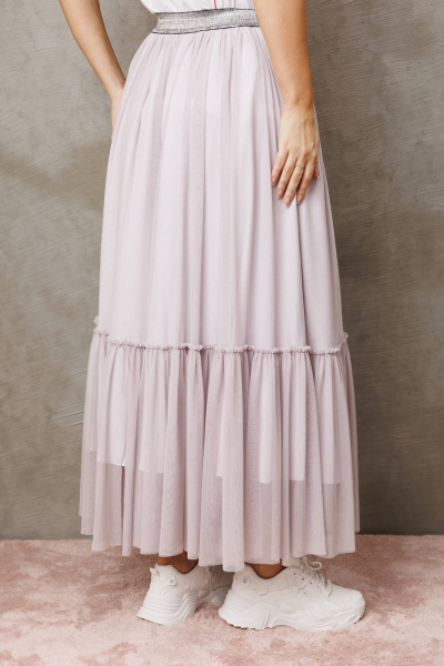 Юбка Anastasia м-1296 французский серый - фото 6