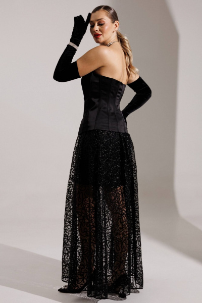 Юбка Мода Юрс 25-2954 черный - фото 9