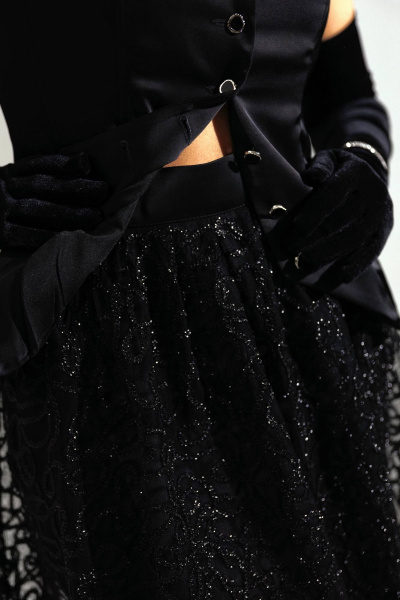 Юбка Мода Юрс 25-2954 черный - фото 8