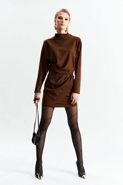 Платье MilMil 1261 корица - фото 11