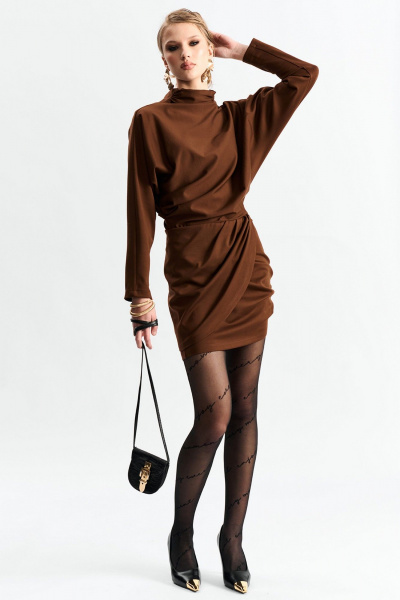 Платье MilMil 1261 корица - фото 8