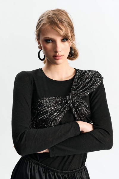 Джемпер MilMil 1267 черный - фото 9