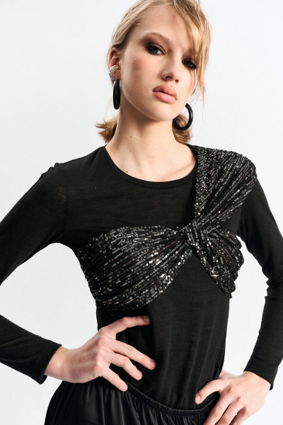 Джемпер MilMil 1267 черный - фото 8