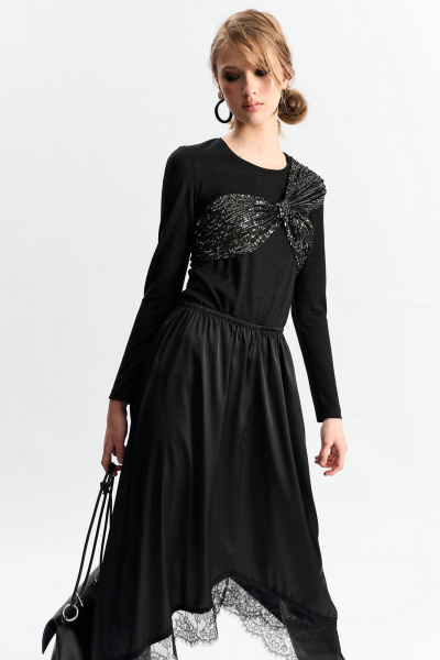 Джемпер MilMil 1267 черный - фото 7