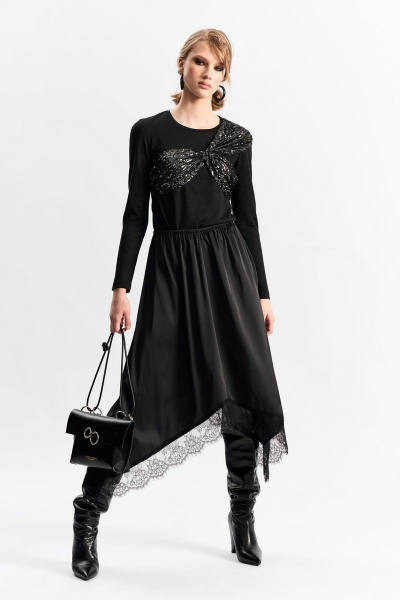 Джемпер MilMil 1267 черный - фото 5