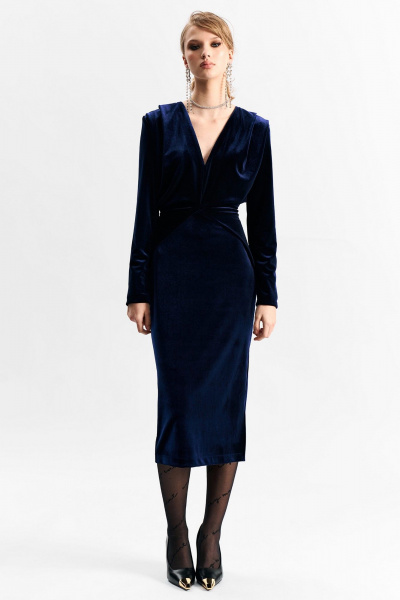 Платье MilMil 1272 темно-синий - фото 11