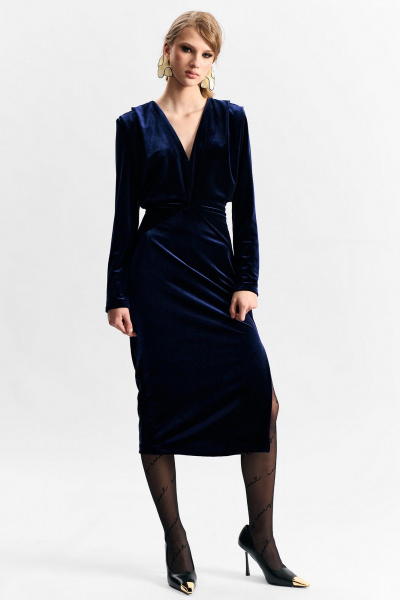 Платье MilMil 1272 темно-синий - фото 10