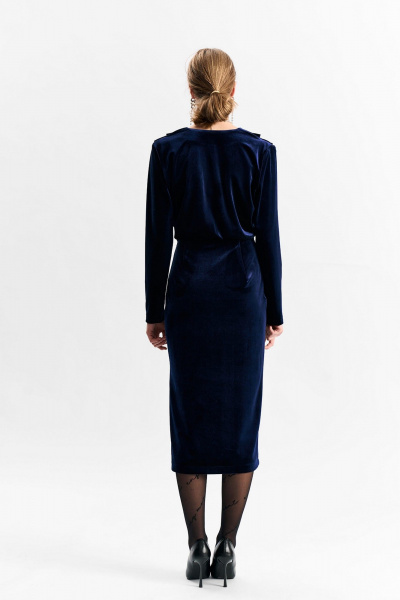 Платье MilMil 1272 темно-синий - фото 8