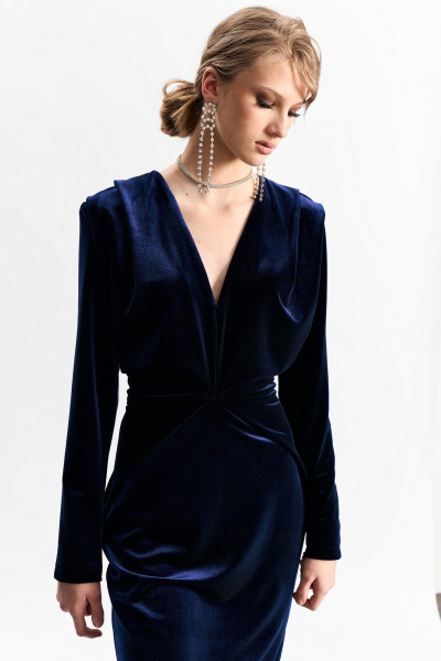 Платье MilMil 1272 темно-синий - фото 7