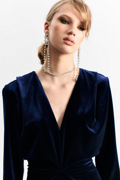 Платье MilMil 1272 темно-синий - фото 5