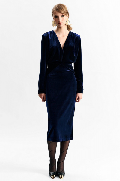 Платье MilMil 1272 темно-синий - фото 2