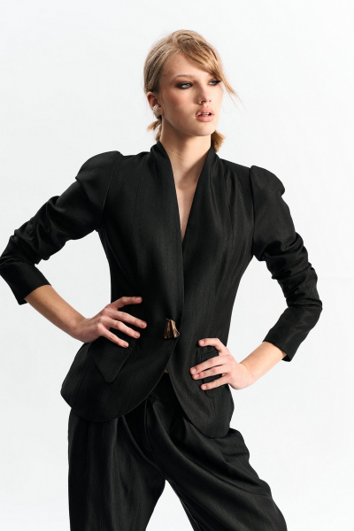 Брюки, жакет MilMil 1275 черный - фото 3