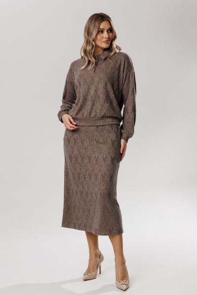 Блуза, юбка Verita 2428 капучино - фото 1