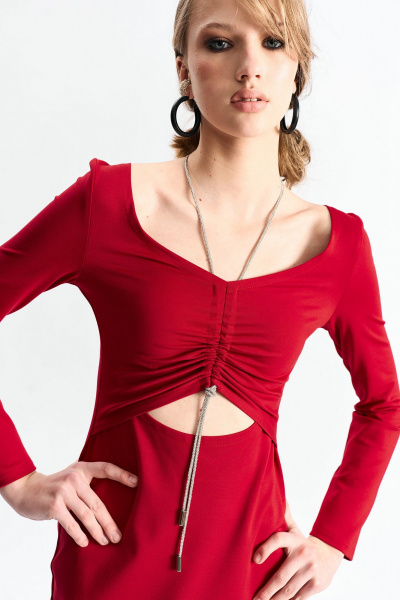 Платье MilMil 1285 красный - фото 8