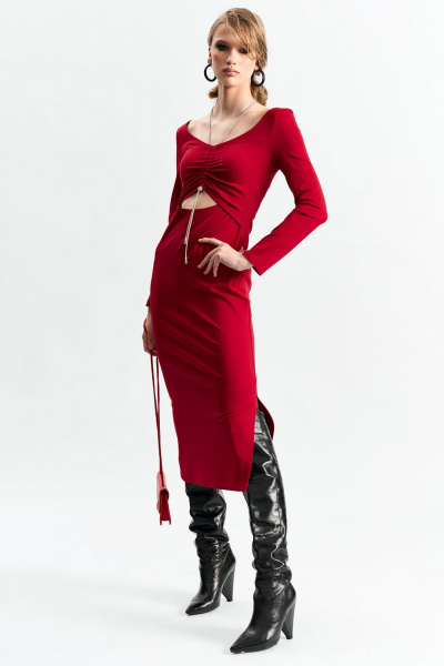 Платье MilMil 1285 красный - фото 6