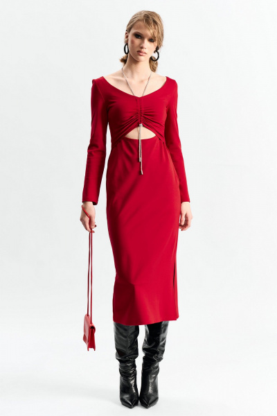 Платье MilMil 1285 красный - фото 4