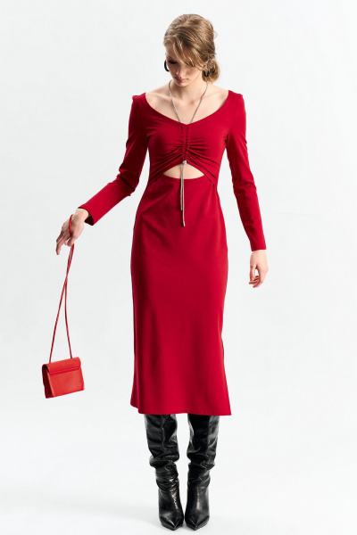 Платье MilMil 1285 красный - фото 3