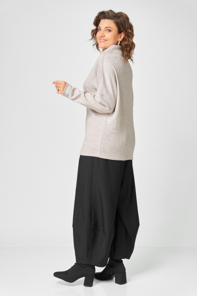 Джемпер Bliss 0858 бежевый_с_люрексом - фото 3