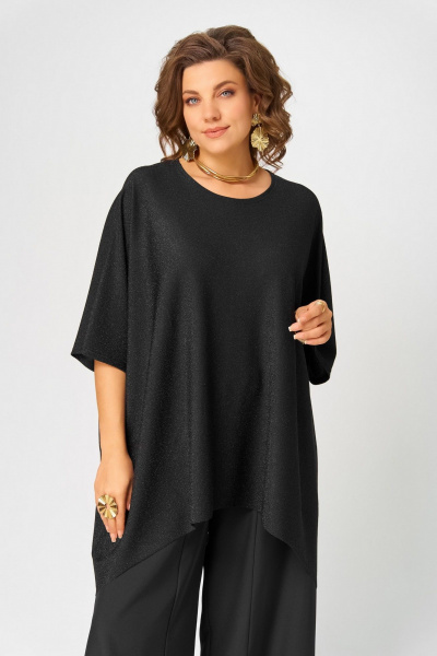 Джемпер Bliss 0301 черный_с_люрексом - фото 1