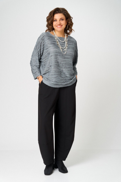 Джемпер Bliss 9400 серый - фото 4