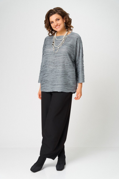 Джемпер Bliss 9400 серый - фото 3