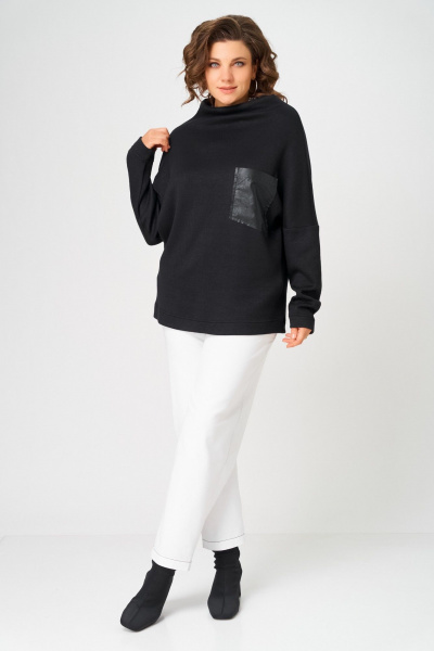 Джемпер Bliss 0857 черный - фото 2