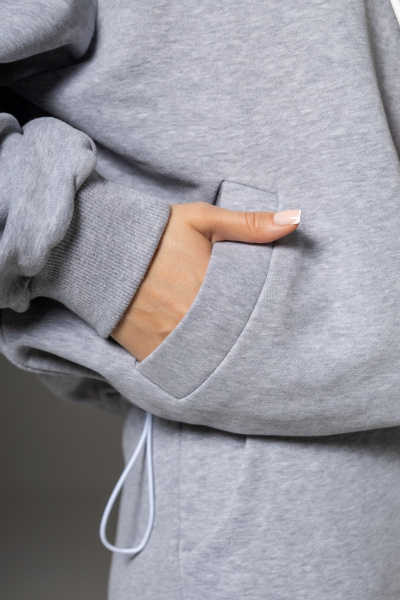 Бомбер, брюки Twok 112502 серый - фото 6