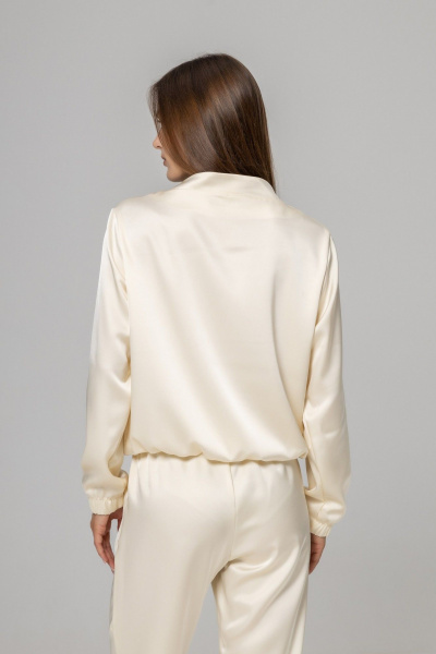 Бомбер, брюки Twok 925120 сливочный - фото 6