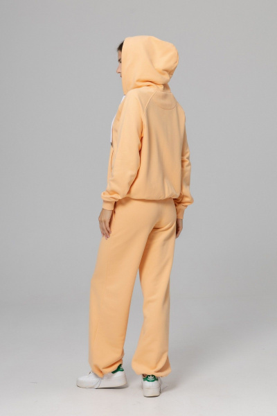 Бомбер, брюки Twok 925707 персик - фото 5