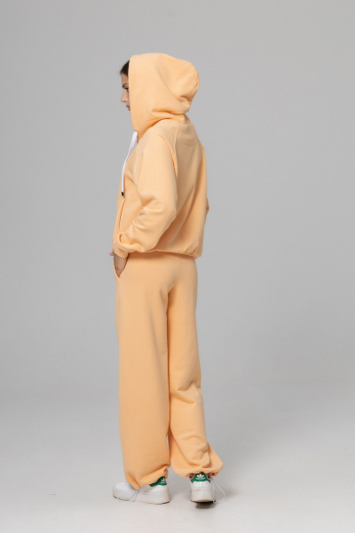 Бомбер, брюки Twok 925707 персик - фото 4