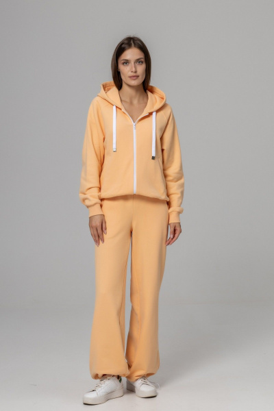 Бомбер, брюки Twok 925711 персик - фото 8