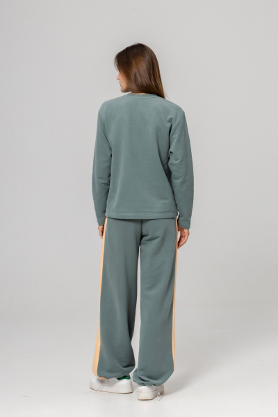 Брюки, джемпер Twok 925714 шалфей - фото 6