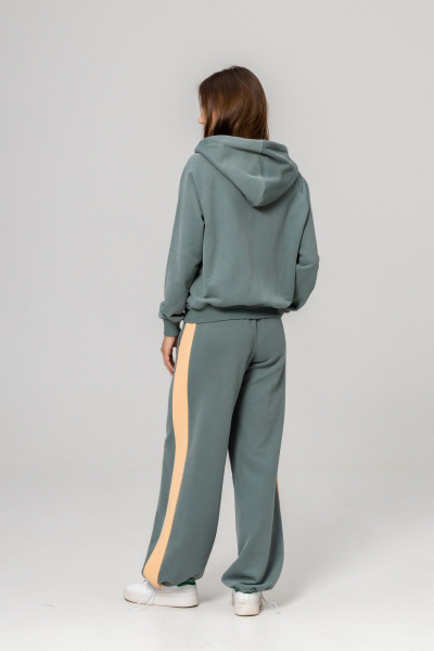 Бомбер, брюки Twok 925715 шалфей - фото 5