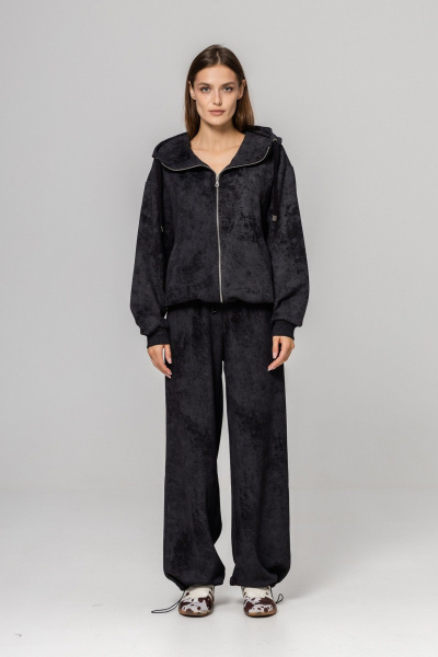 Бомбер, брюки Twok 925718 черный принт - фото 8