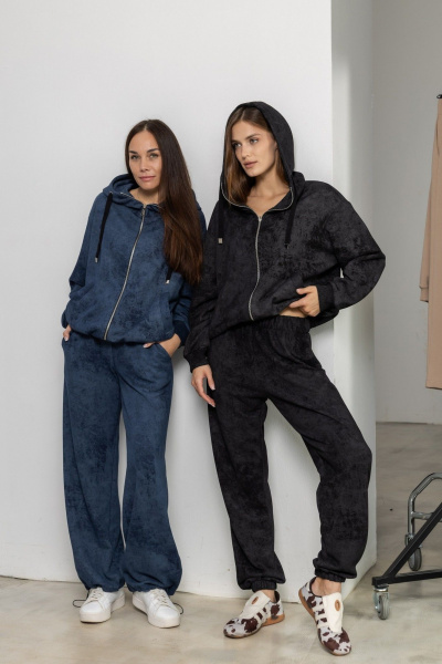 Бомбер, брюки Twok 925718 черный принт - фото 9