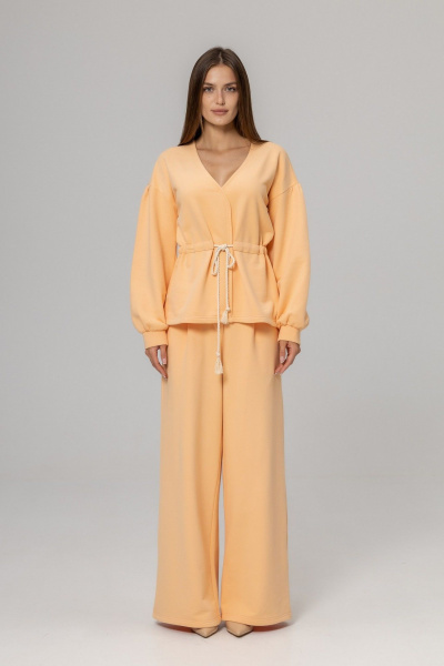 Брюки, джемпер Twok 925721 персик - фото 7