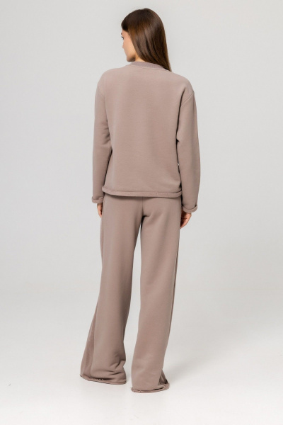 Брюки, джемпер Twok 925814 какао - фото 5