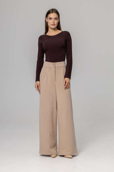 Брюки Twok 952723 бежевый - фото 6