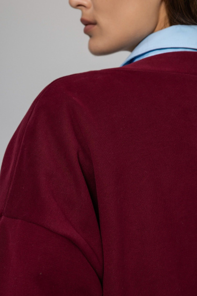 Кардиган Twok 952729 бургунди - фото 7