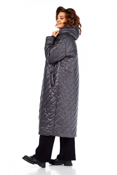 Пальто Диомант 2131 серый - фото 12