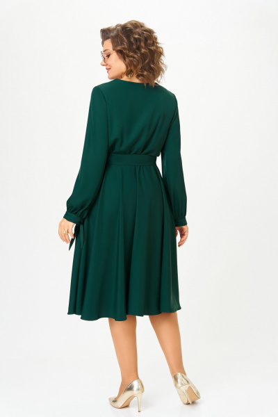 Платье Swallow 891 темный_изумруд - фото 7
