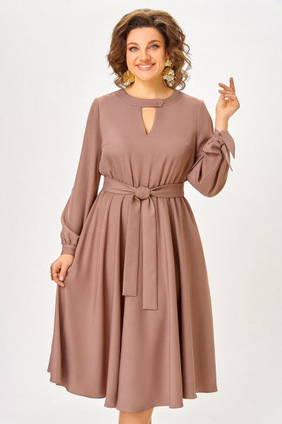Платье Swallow 891.1 капучино - фото 7